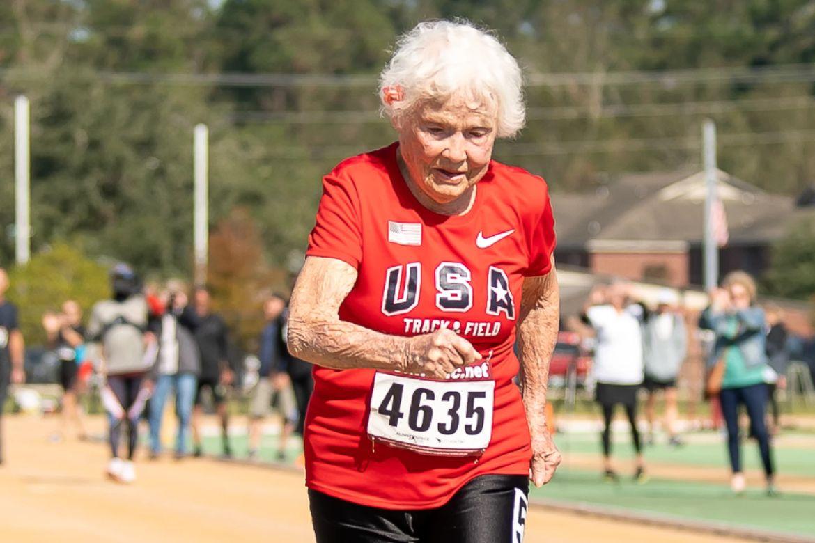 Norte-americana em ação no Louisiana Senior Games